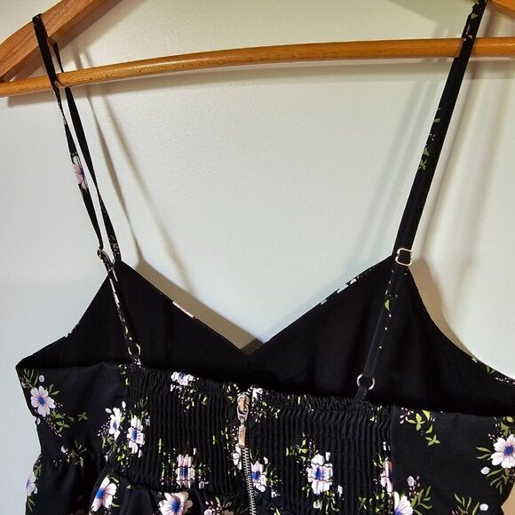 NWT FREE PEOPLE FLORAL IN A BUBBLE MINI DRESS OB1725278 SIZE L / 12 - Picture 8 of 16